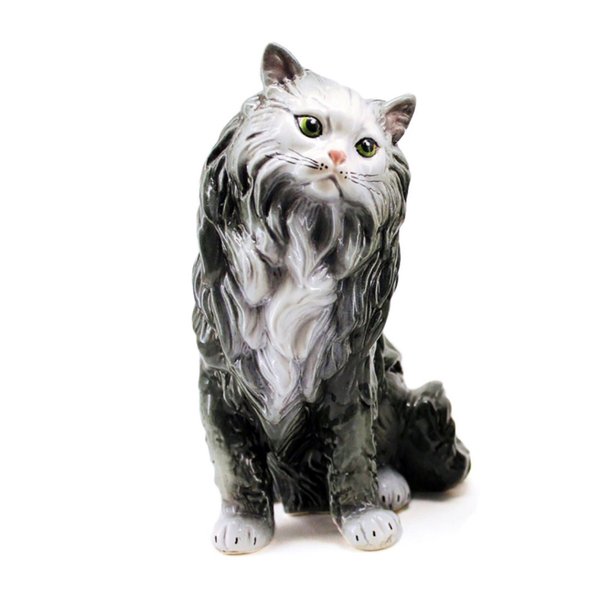 Keramik Katze stehend